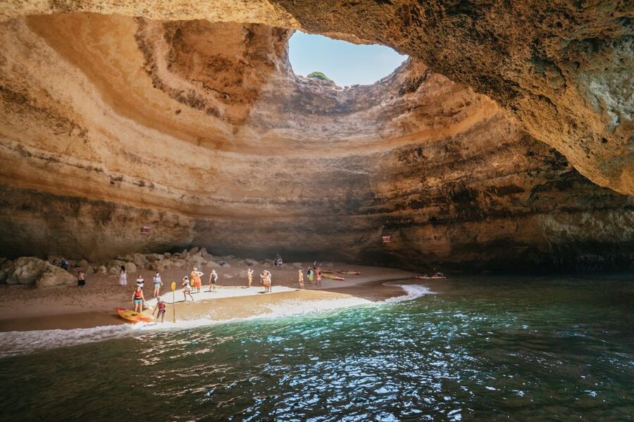 Albufeira: 2.5-Hour Benagil Caves & Dolphin Watching - Benagil Sea Cave: the main event, but expect tight rules