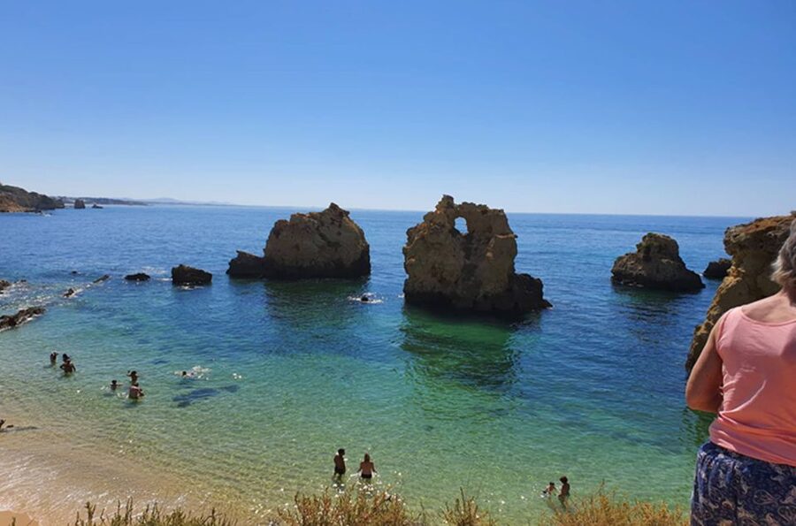 Albufeira: Beaches, Old Town, and Salgados Lagoon Jeep Tour - Old Town Albufeira: whitewashed streets, churches, and an Arab fortification
