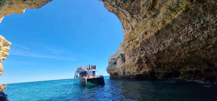 Albufeira: Coastline and Benagil Caves Tour by Catamaran - Quick Hits Before You Go
