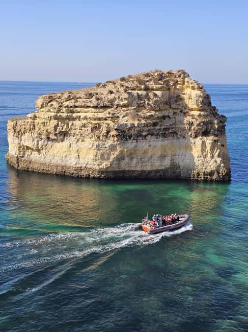 Albufeira: Dolphin Watching and Benagil Cave Boat Cruise - The Mid-Sea Swim Stop: Refreshing When Conditions Cooperate