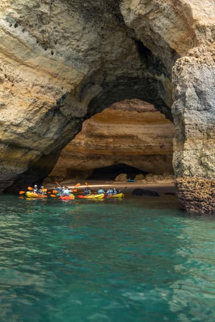 Albufeira Marina: Benagil Cave to Marinha Beach Kayak Tour - When the Tour Includes Swimming: Making the Most of Calm-Water Pauses