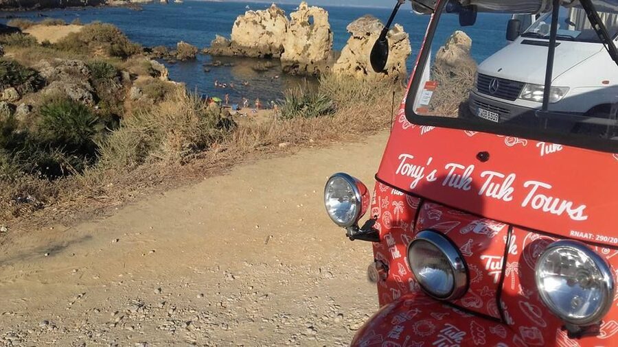Albufeira: Private Tuk Tuk Tour - The Coastal Lineup: Arrifes, São Rafael, Castelo, Evaristo, Galé, Salgados