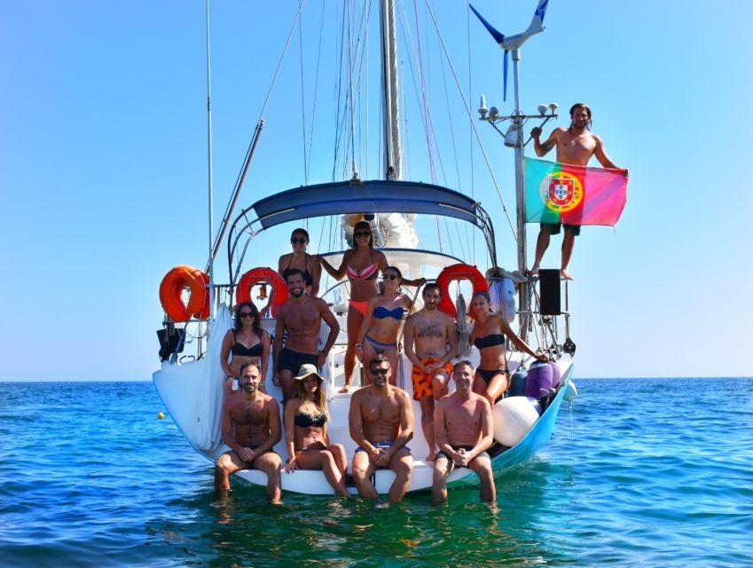 Albufeira: Sailing Boat Cruise BBQ & Open Bar on the Beach - Outside the Benagil Caves: why the viewpoint matters