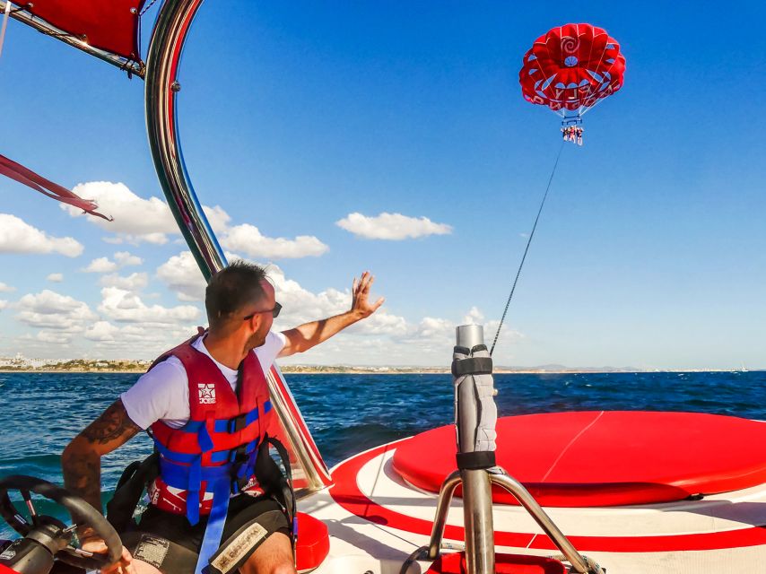 Albufeira: Single, Double or Triple Parasailing Tour - The Main Event: Up to 10 Minutes in the Air (and Up to 80 m)