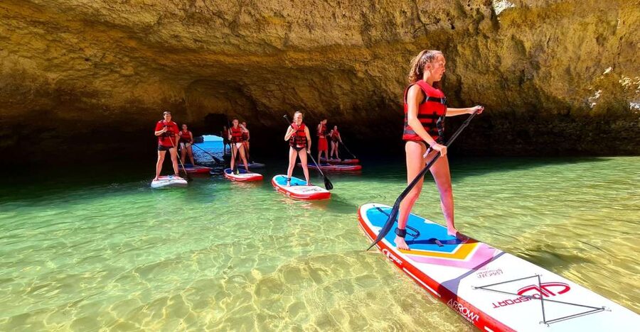 Albufeira: Stand Up Paddle Lesson and Coastal Tour - The hidden beach stop: where you can catch your breath