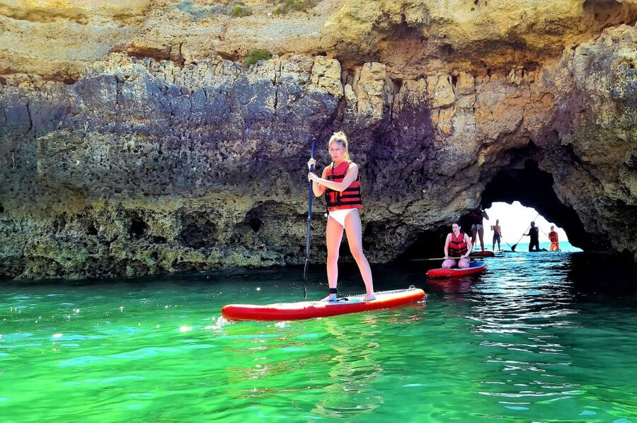 Albufeira: Stand Up Paddle Lesson and Coastal Tour - What you’ll see: cliffs, strange rocks, and the feeling of moving with the coast
