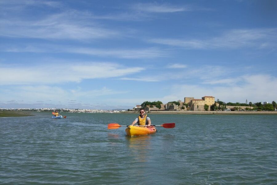 Algarve: 2-Hour Ria Formosa Kayak Tour from Faro - Stop 2 and Stop 3: guided kayaking inside Parque Natural da Ria Formosa