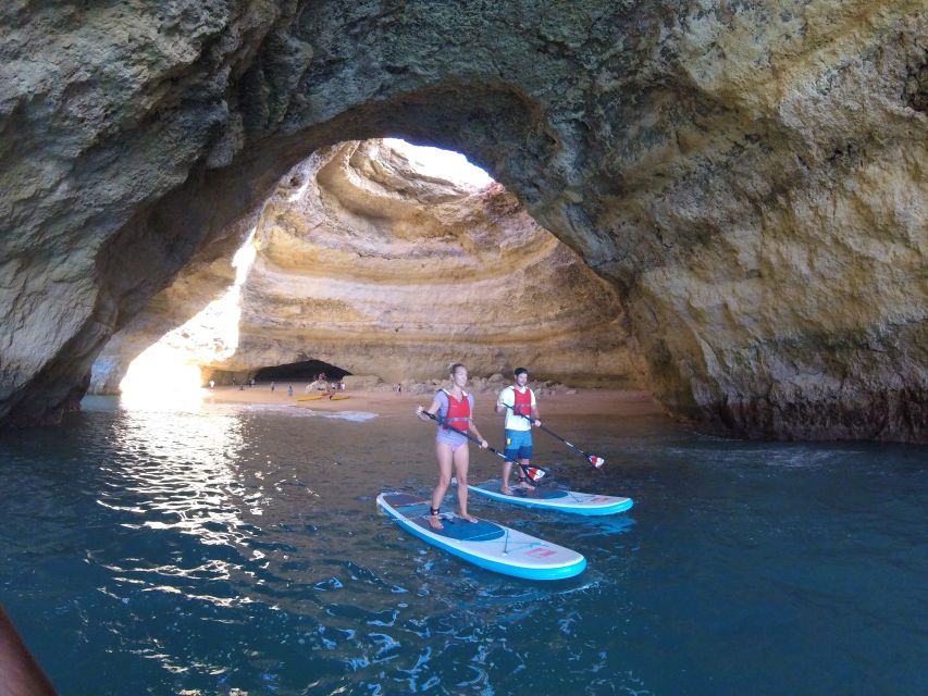 Algarve: Benagil Caves SUP Tour since 2016 - The paddle route: cliffs, hidden caves, and real water time