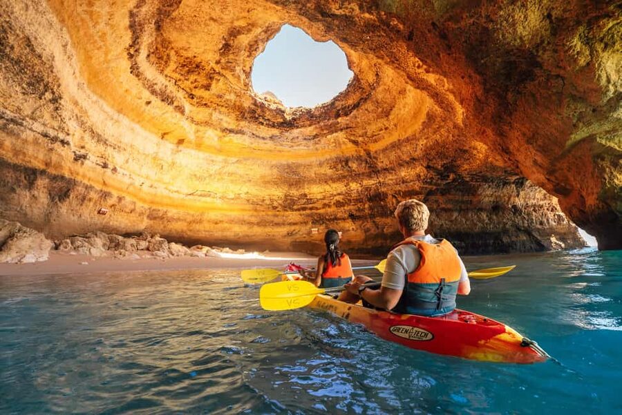 Algarve: Benagil Sea Cave Sunrise or Sunset Kayak Experience - Sunrise or Sunset: choosing the quietest Benagil Cave window