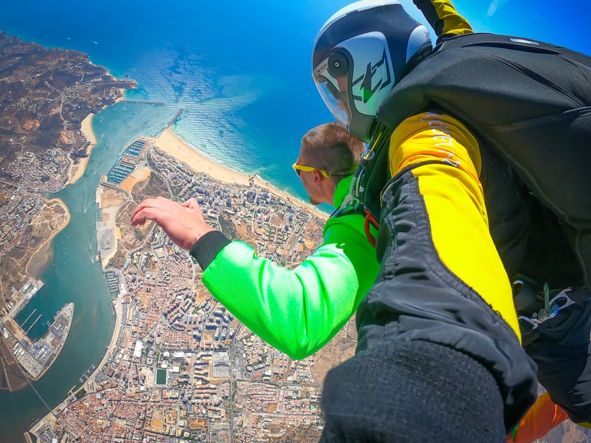 Algarve: Tandem Skydiving Adventure 15,000 to 10,000 Feet - 10,000 or 15,000 Feet: Picking Your Comfort Level