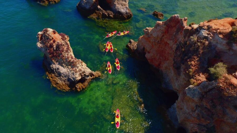 Alvor: Explore Caves Boat and Kayak Tour - The “secret stop” kayaking and cave time (plus that swim)