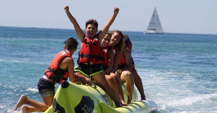 Armação de Pêra: Banana Boat Inflatable Ride - Banana Boat Thrills in Armação de Pêra: Why This Is Such Good Value