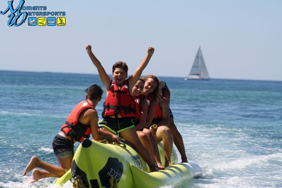 Armação de Pêra: Banana Boat Inflatable Ride - What Actually Happens Before You Splash: The Briefing and Life Jacket