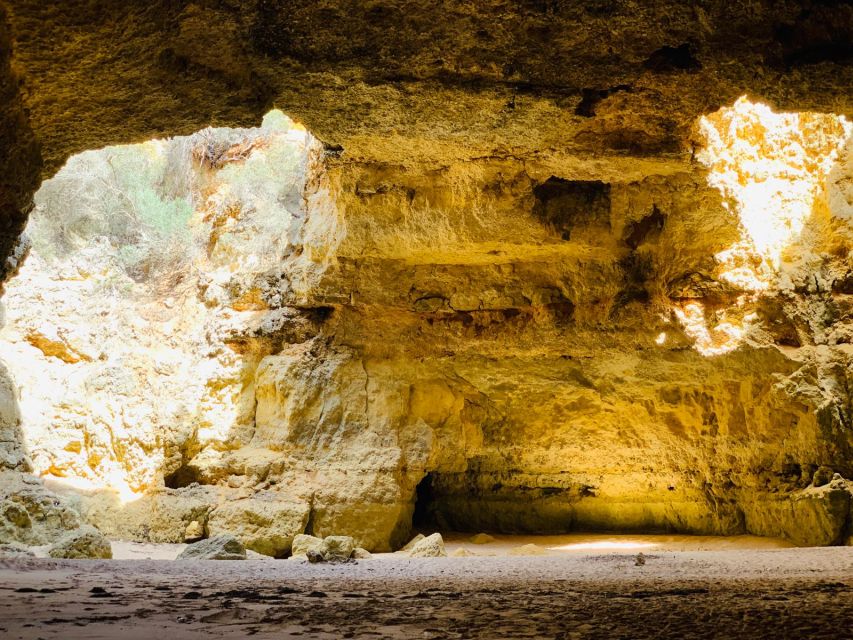 Armação de Pêra: Guided Boat Tour of Benagil's 15 Best Caves - The signature formations: Marinha Arches, Yellow Submarine, and Albandeira Arch
