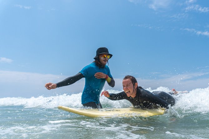 Beginner Surf Lesson at the Beautiful Algarvian West Coast - Group size and the instructor names that show up in real lessons