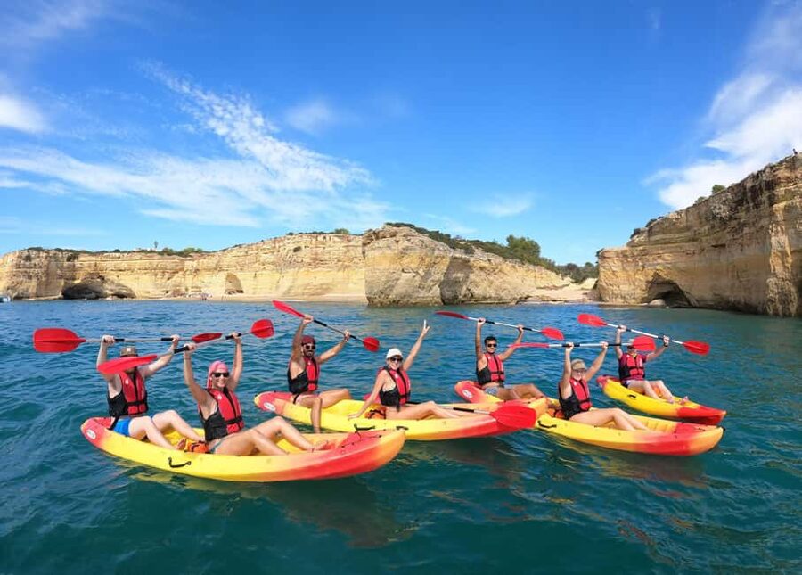 Benagil: 1:30Hour Kayak Rental with Private Parking - Paddling Past Marinha’s Arches and Doing It at Your Pace
