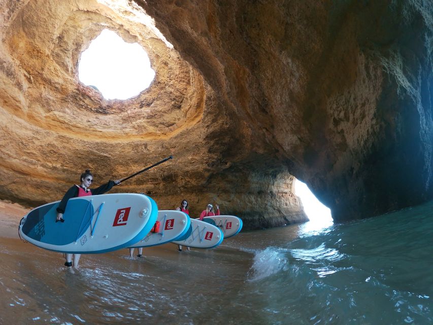 Benagil: Benagil Cave Stand Up PaddleBoard Tour at Sunrise - The Benagil Sea Cave: seeing the inside without crowds