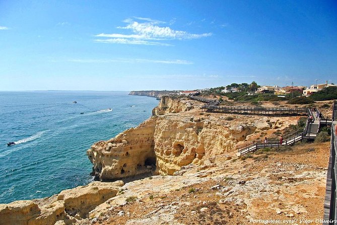 Benagil Cave by Boat + Carvoeiro + AlgarSeco Caves by Minivan from Lagos - Transfers from Lagos and Praia da Luz: the no-drama start