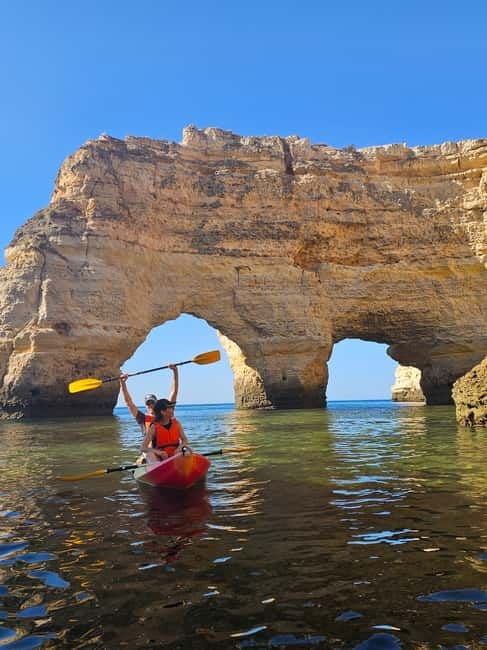 Benagil Cave: Guided Kayak Tour with Caves and Cliffs - How Crowds and Waves Change Your Trip in Real Life