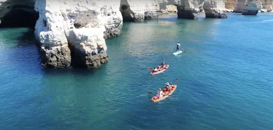 Benagil: Caves, Coves & Secret Beaches Guided Kayaking Tour - Getting Ready at Benagil Beach: What the First Minutes Feel Like