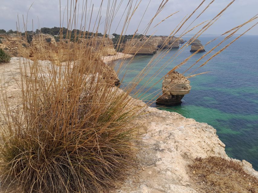 Benagil e-bike tour 7 hanging valleys - Stop at Praia da Marinha: arch views that feel worth the detour