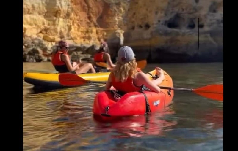 Benagil: Guided Kayak Tour inside caves and Praia da Marinha - Benagil Sea Cave by kayak: the real wow factor