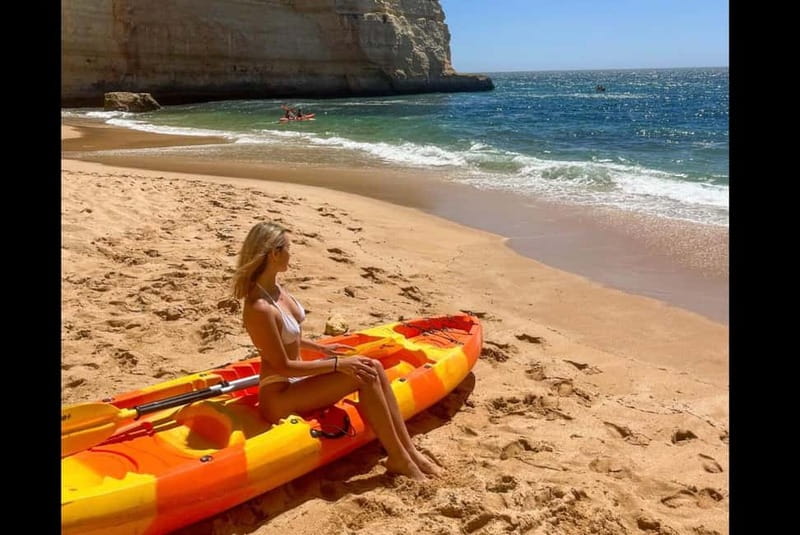 Benagil: Guided Kayak Tour inside caves and Praia da Marinha - Gear, time, and what $33 gets you in real value