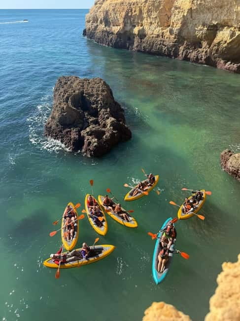 Benagil: Guided Kayak Tour inside caves and Praia da Marinha - FAQ