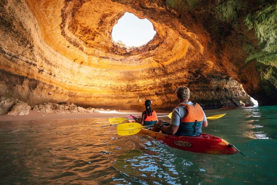 Benagil: Guided Kayaking Tour to the Benagil Cave - Getting to the office near Restaurant O Litoral (not the beach)