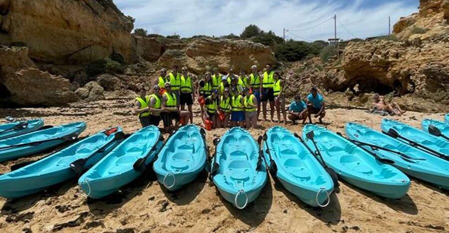 Benagil Kayaking Guided Tour - What you do in the 2-hour route: caves, cliffs, and quiet beaches