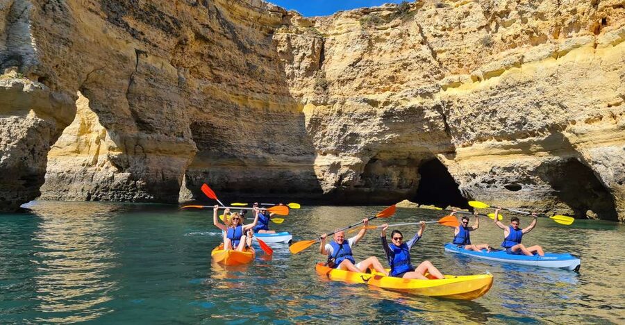 Benagil: Kayaking Tour with a Local Guide - Stop-by-stop route: the Benagil Coast route you’ll ride