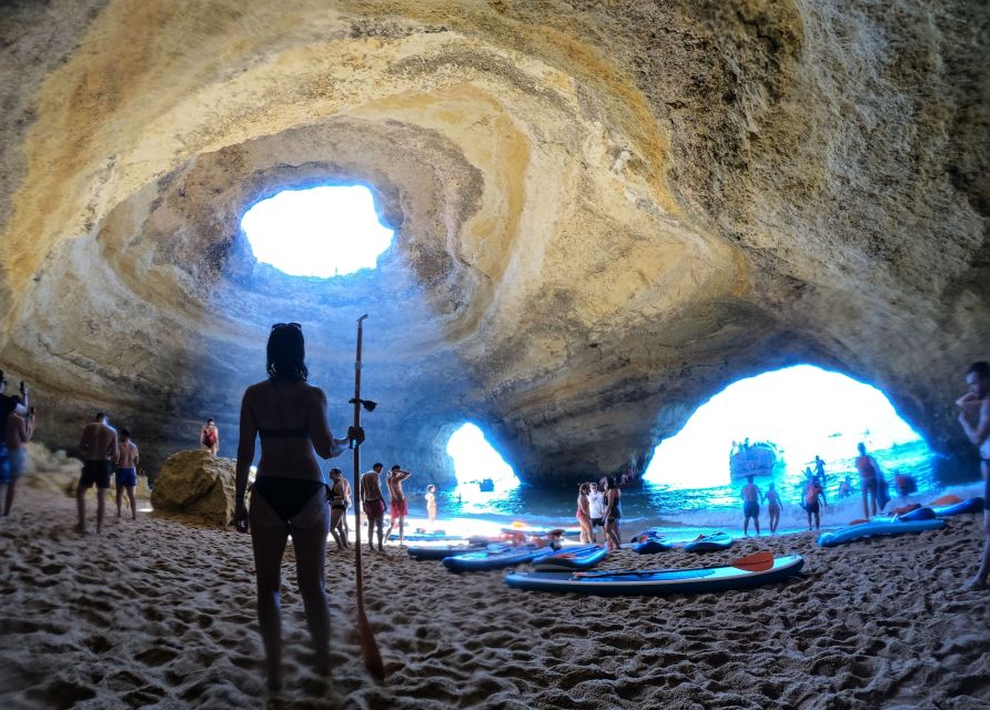 Benagil: Stand-up Paddle Board or Kayak Tour - Gear that keeps the tour stress low: leash, waterproof bag, wetsuits