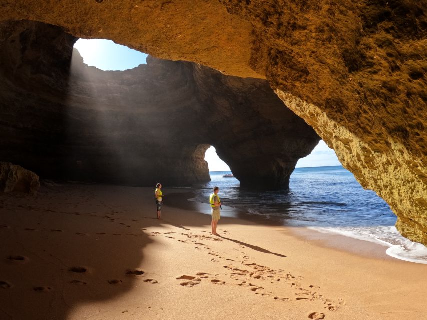 Benagil: Sunrise kayak tour Benagil caves and secret spots - Coastal Paddling Between Stops: Cliffs, Clear Water, and a Swim Break
