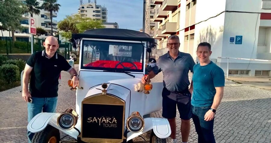 City Tour Vilamoura on Classic's car - 30 minutes - Why Vilamoura feels different from a quiet electric classic car
