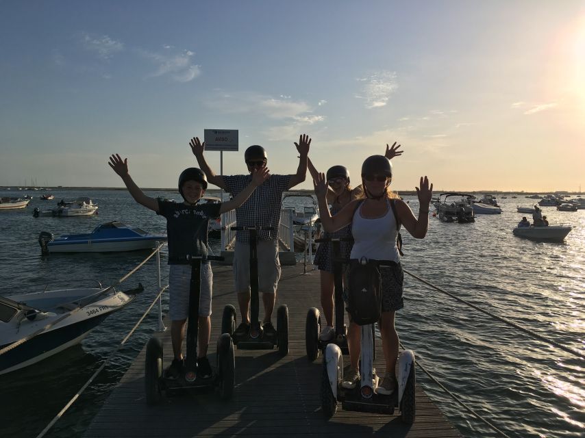 Faro: Sunset Segway Tour with Cocktails - Getting started at Faro Coreto (Jardim Manuel Bivar)