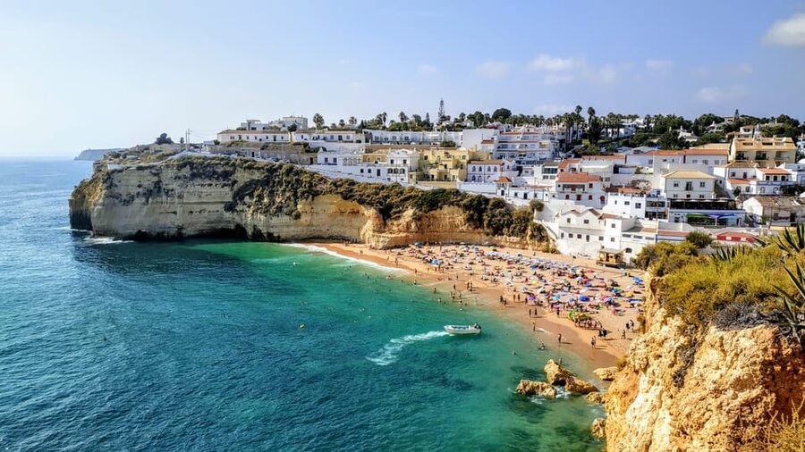 From Albufeira: Benagil & Carvoeiro Tour - Praia da Marinha Walk: Arches, Grottoes, and Sea-Cut Detail