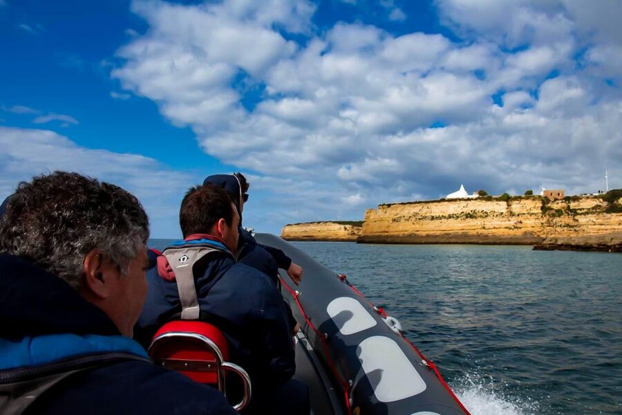 From Albufeira: Benagil Caves Excursion by Boat Private - The private small-boat setup: what it means on the water