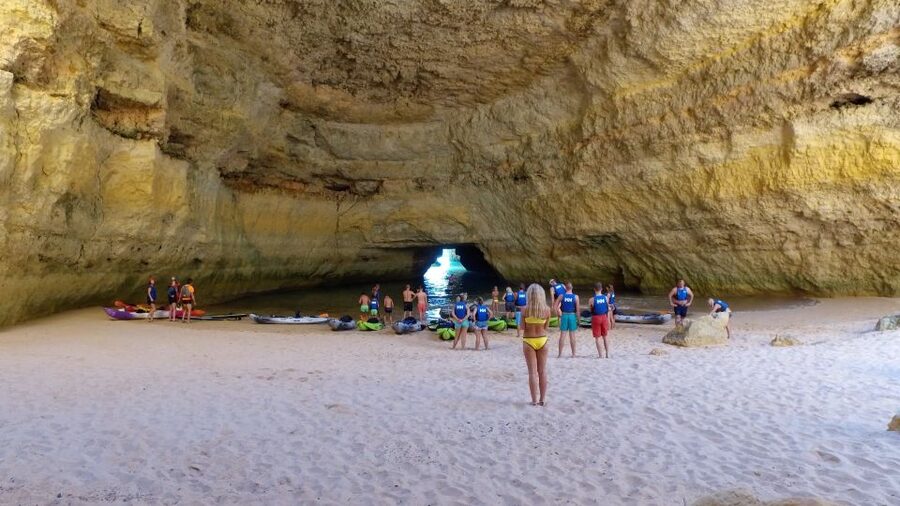 From Albufeira: Benagil Hidden Caves Tour by Kayak - Albandeira natural arch: the moment you understand “sea access”