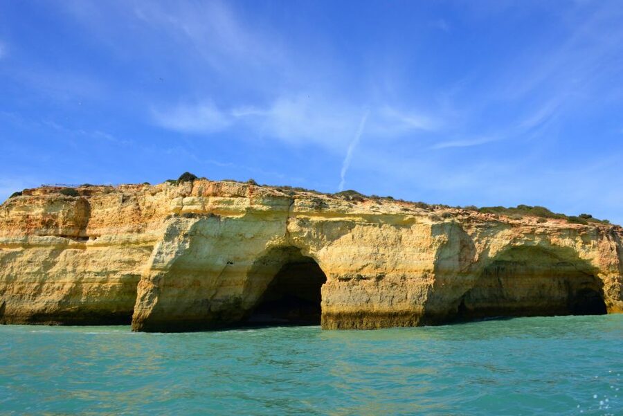 The Benagil sea cave on the Algarve coast
