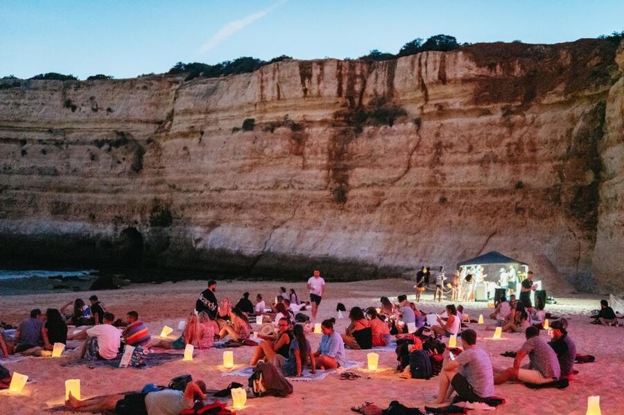 From Albufeira: Sunset Cruise and Beach BBQ with Open Bar - From Albufeira Marina Out to the Armação de Pêra Sunset