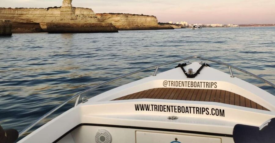 From Armação de Pêra: Sunset Benagil Caves Boat Tour - Key highlights you’ll actually care about