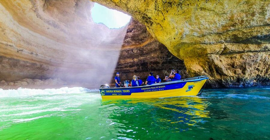 From Benagil: Benagil Cave & Marinha Beach Express Tour - First Stop: Benagil Sea Cave and Why the Cave Time Feels Right