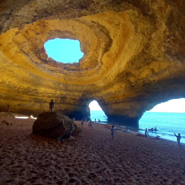 From Benagil: Sunset/Sunrise Kayak Tour - The Benagil Cave moment: stepping out, moving at your pace