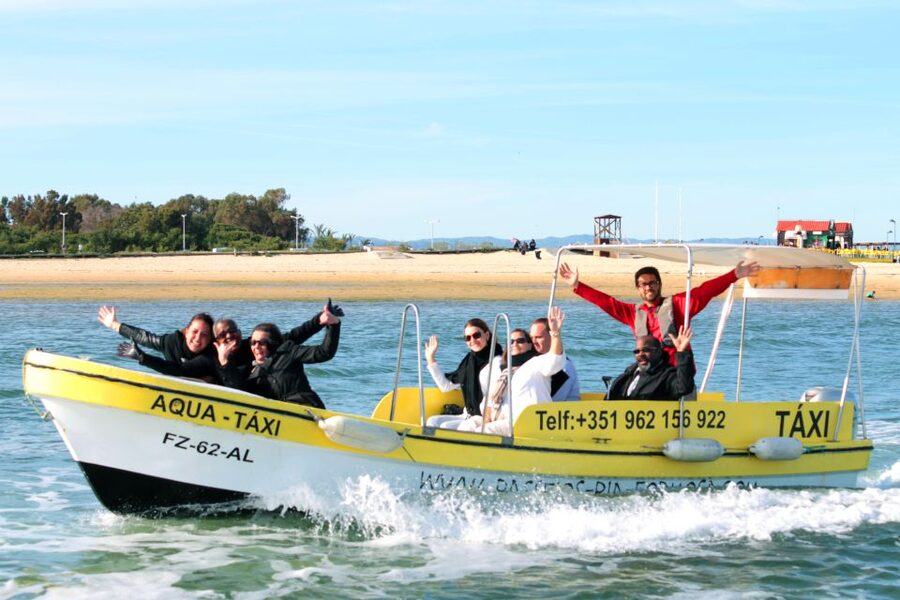 From Cabanas de Tavira: Octopus Route - Boat Ride Route: From Ria Formosa Waters to Barra Artificial de Tavira