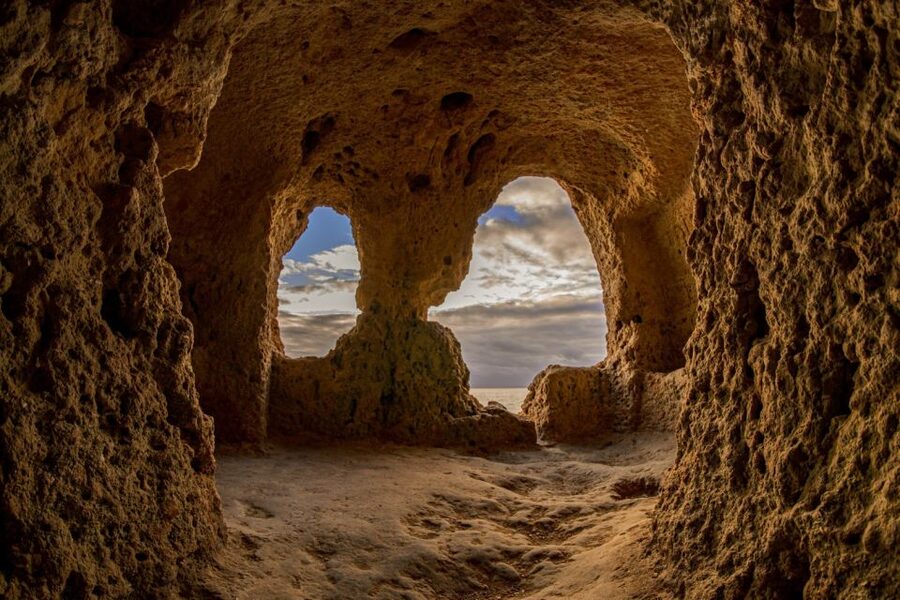 From Carvoeiro: Benagil Caves and Praia da Marinha Boat Trip - Praia da Marinha arches: classic Algarve scenery from the right angle
