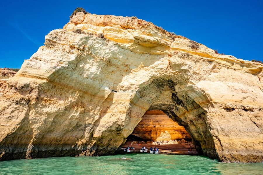 From Carvoeiro: Benagil Caves and Praia da Marinha Boat Trip - Along the coast: Algar Seco, Vale Covo, Carvalho beaches, and Farol de Alfanzina