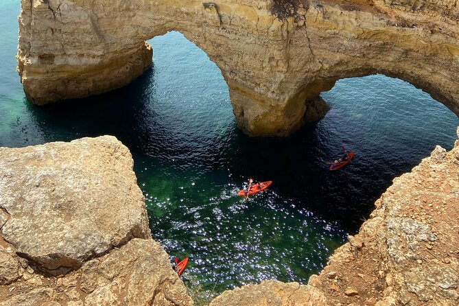 From Faro : Benagil, Algar Seco, 7 Hanging Valleys & Navy - What the tour gives you for $66.52: value vs extras