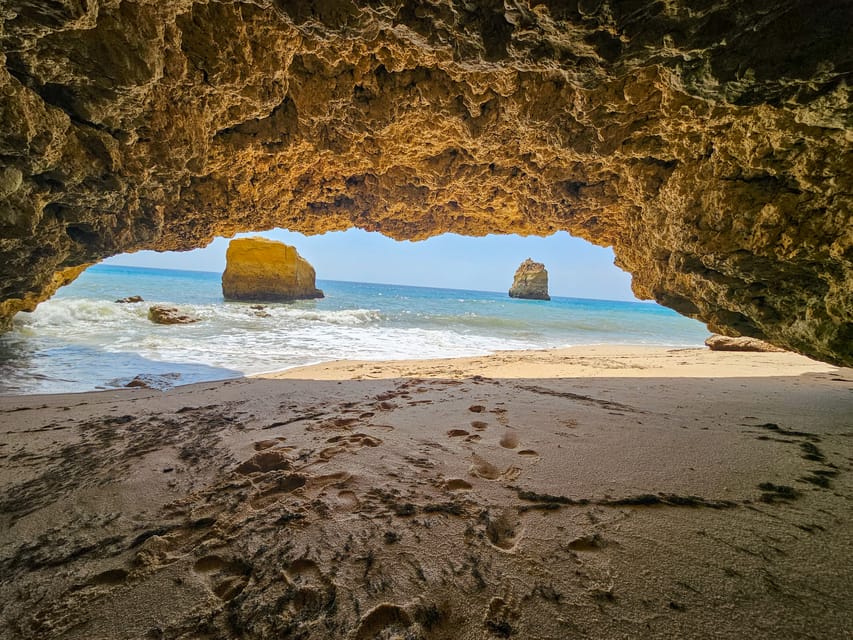 From Faro: Benagil Cave, Marinha Beach, Algar Seco & More - Walking level, heights, and who should sit this one out