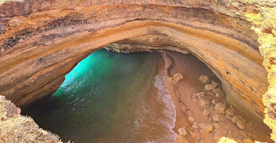 From Faro: Benagil Cave, Marinha Beach, Algar Seco & More - Algar Seco and Boneca Cave: sea cliffs you can walk right up to