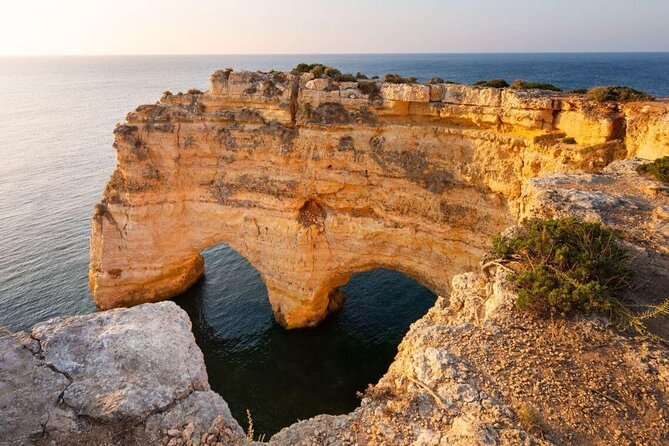 From Faro: Benagil Cave, Marinha & Carvoeiro Full-Day Tour - Algar Seco boardwalk walk: the rock formations and the adrenaline option